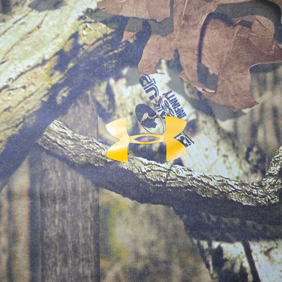 Under‎ Armour Compression Fit ColdGear Long Sleeve Hunting Camo Shirt Size Large - Picture 3 of 5